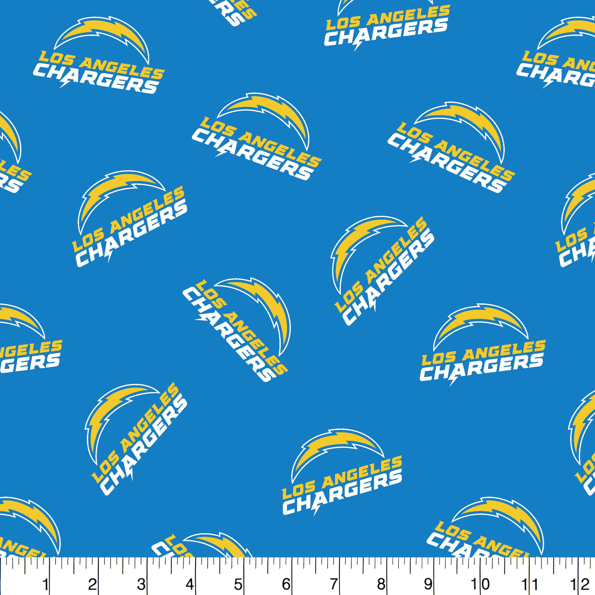 NFL Los Angeles Chargers Cotton Fabric
